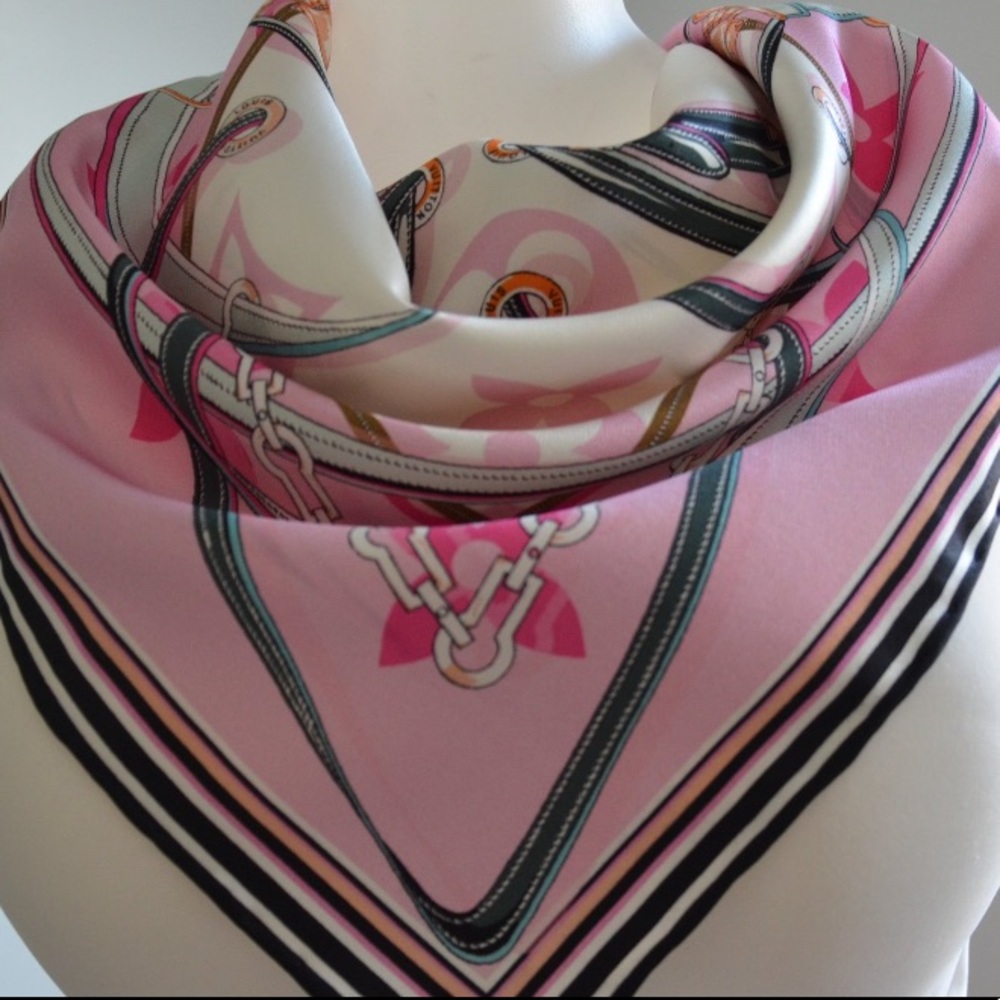 French Designer - Silk Twill Scarf
